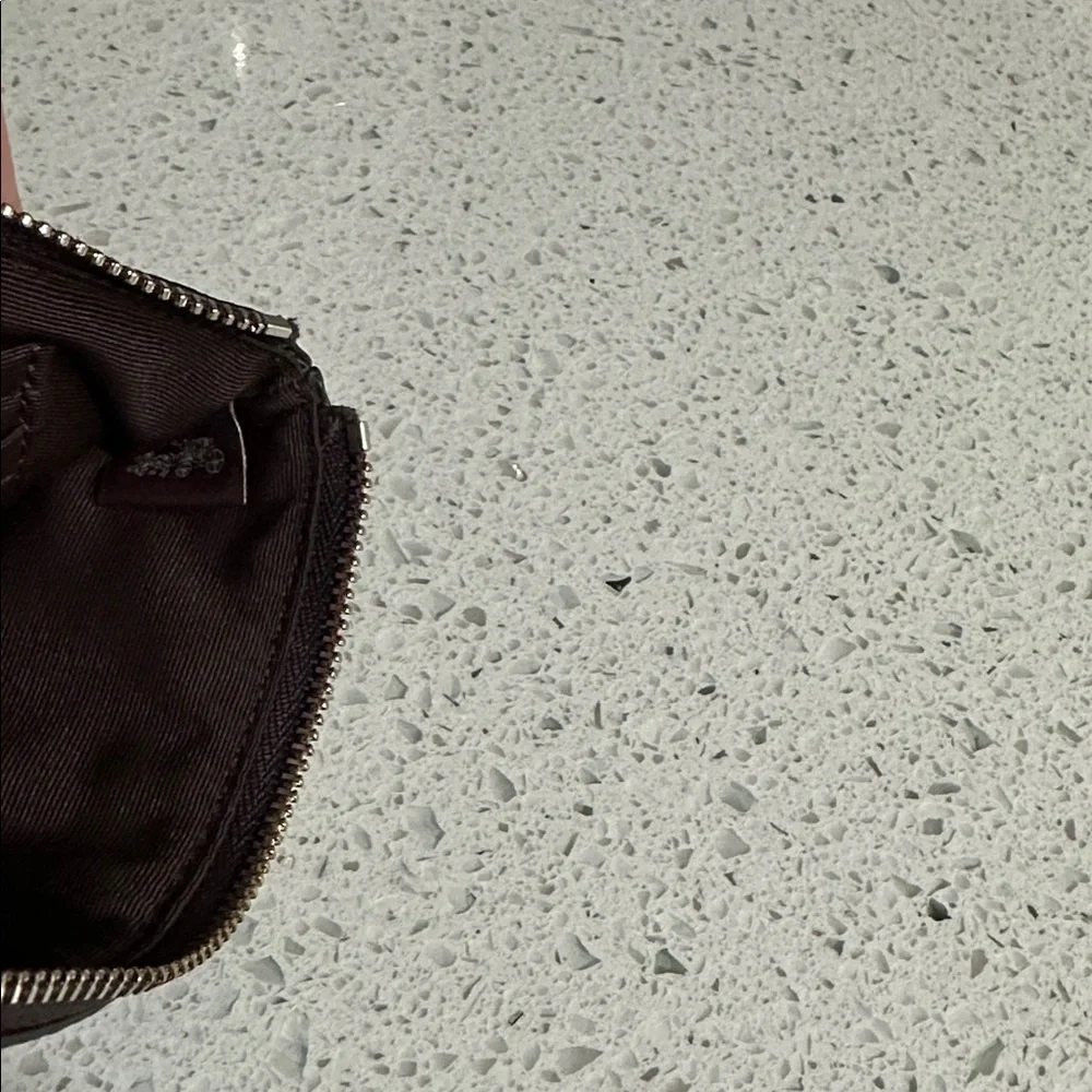 Coach Corner Zip Wristlet
